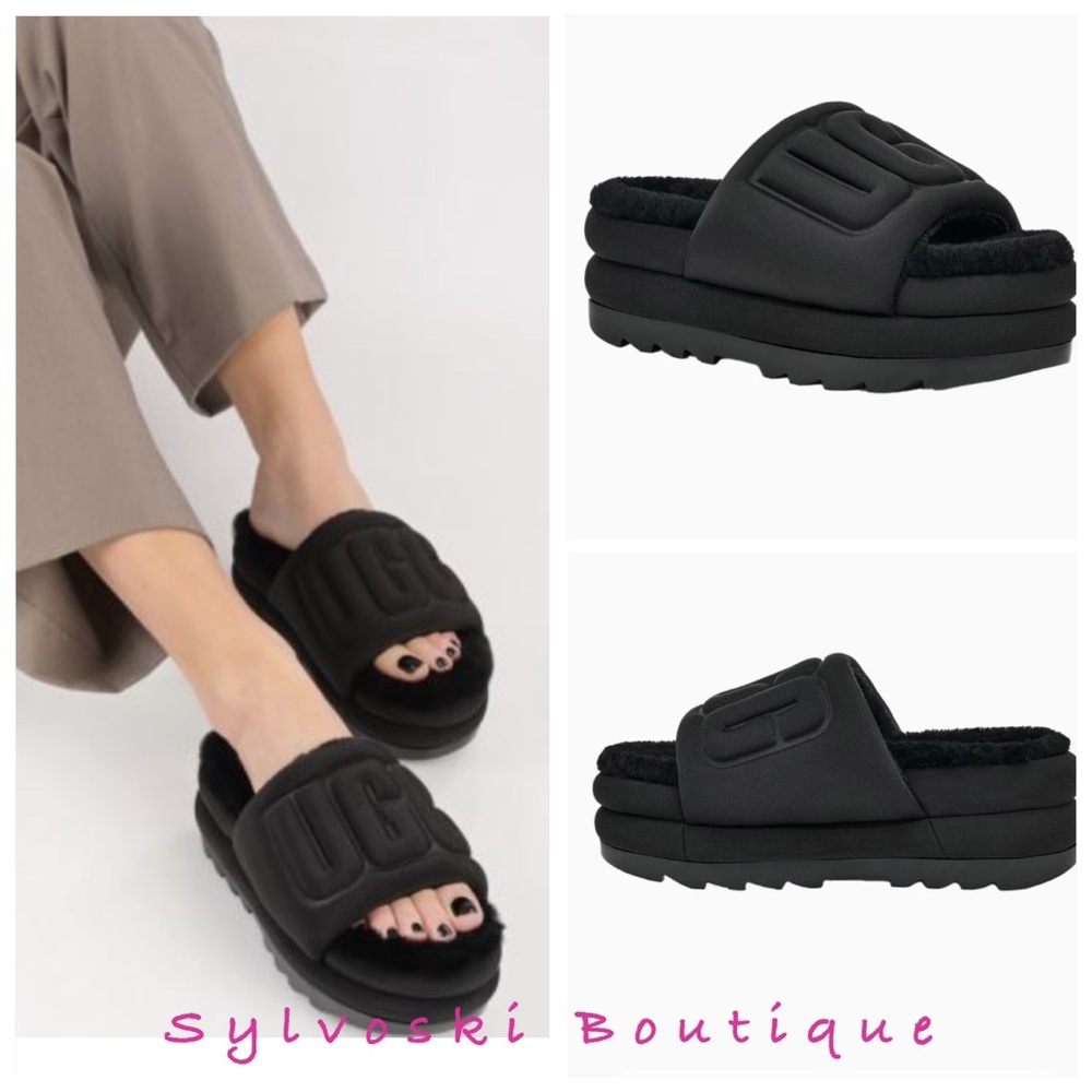 🔥UGG Maxi Graphic Slide NWT